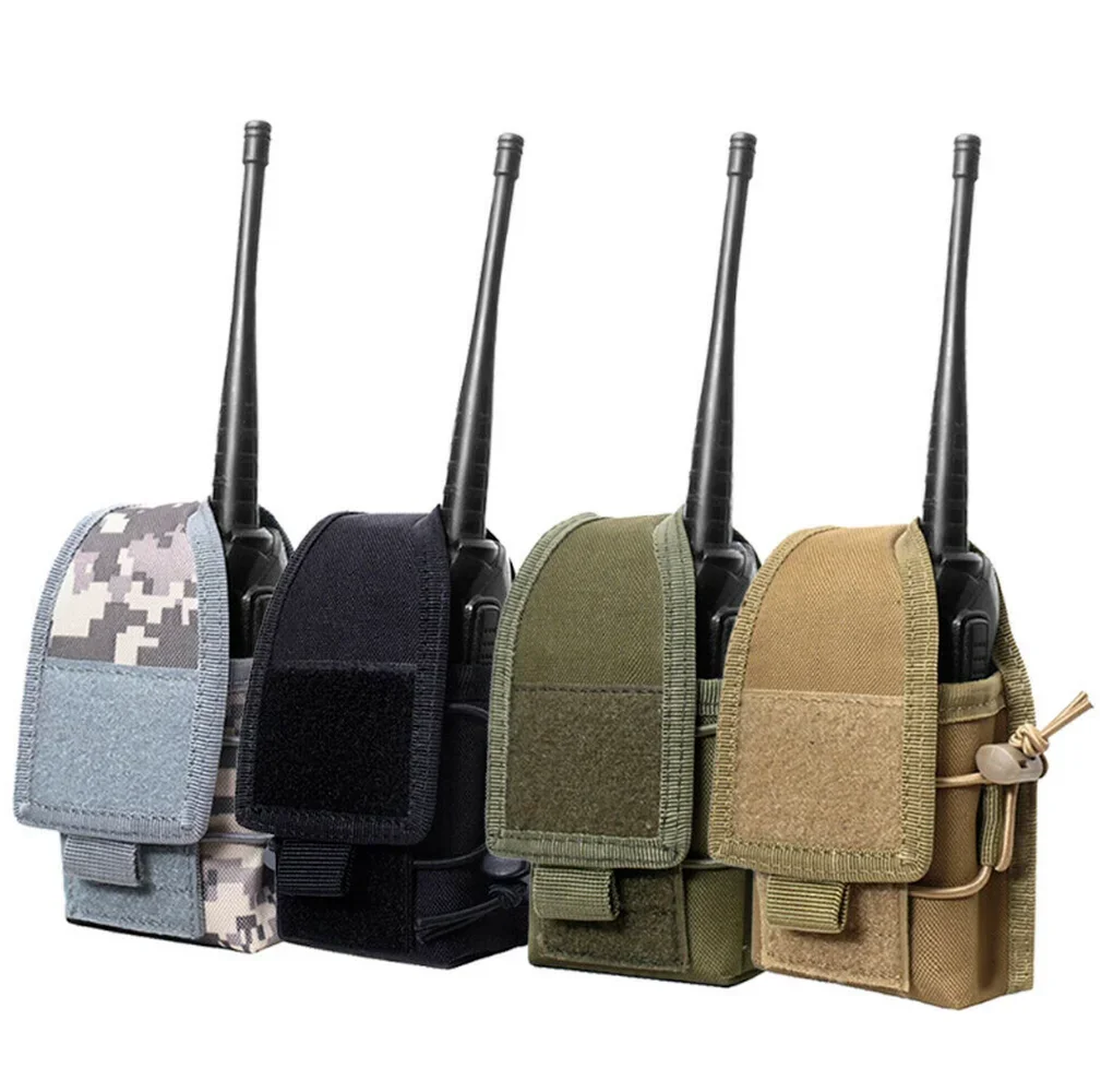 Edc Carry Holster - 戦術的なモールラジオポーチトーキートランシーバーホルスター EDC ツールウエストバッグアウトドアスポーツハイキング狩猟キャンプインターホンホルダーバッグ