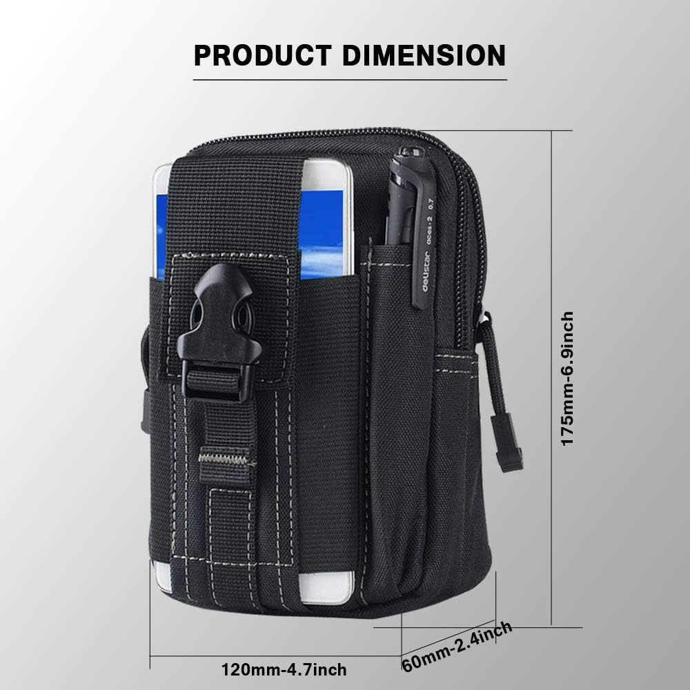 戦術的なモールベルトポーチ軍事ウエストバッグ EDC ツール - Edc Carry Holster のレビューと価格