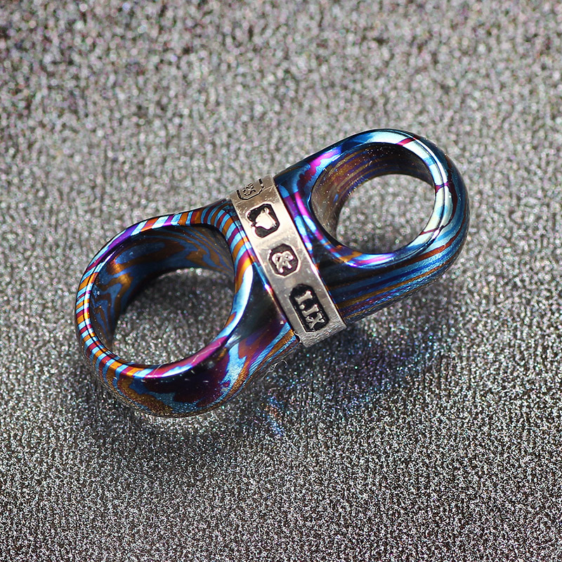 Timascus チタン回転可能な EDC キーリング車のキ - Edc Car Carry のレビューと価格