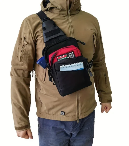 戦術的隠蔽型キャリースリングバッグ：EDC用クイックアクセス - Edc Concealed Carry Fanny Pack のレビューと価格
