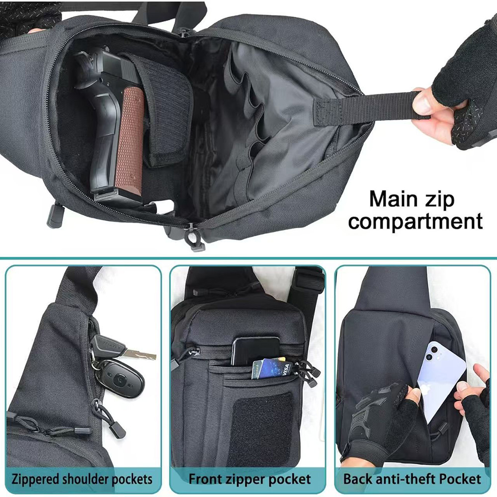 男女兼用バッグ - EDC ショルダーバッグ タクティカル  - Edc Concealed Carry のレビューと価格