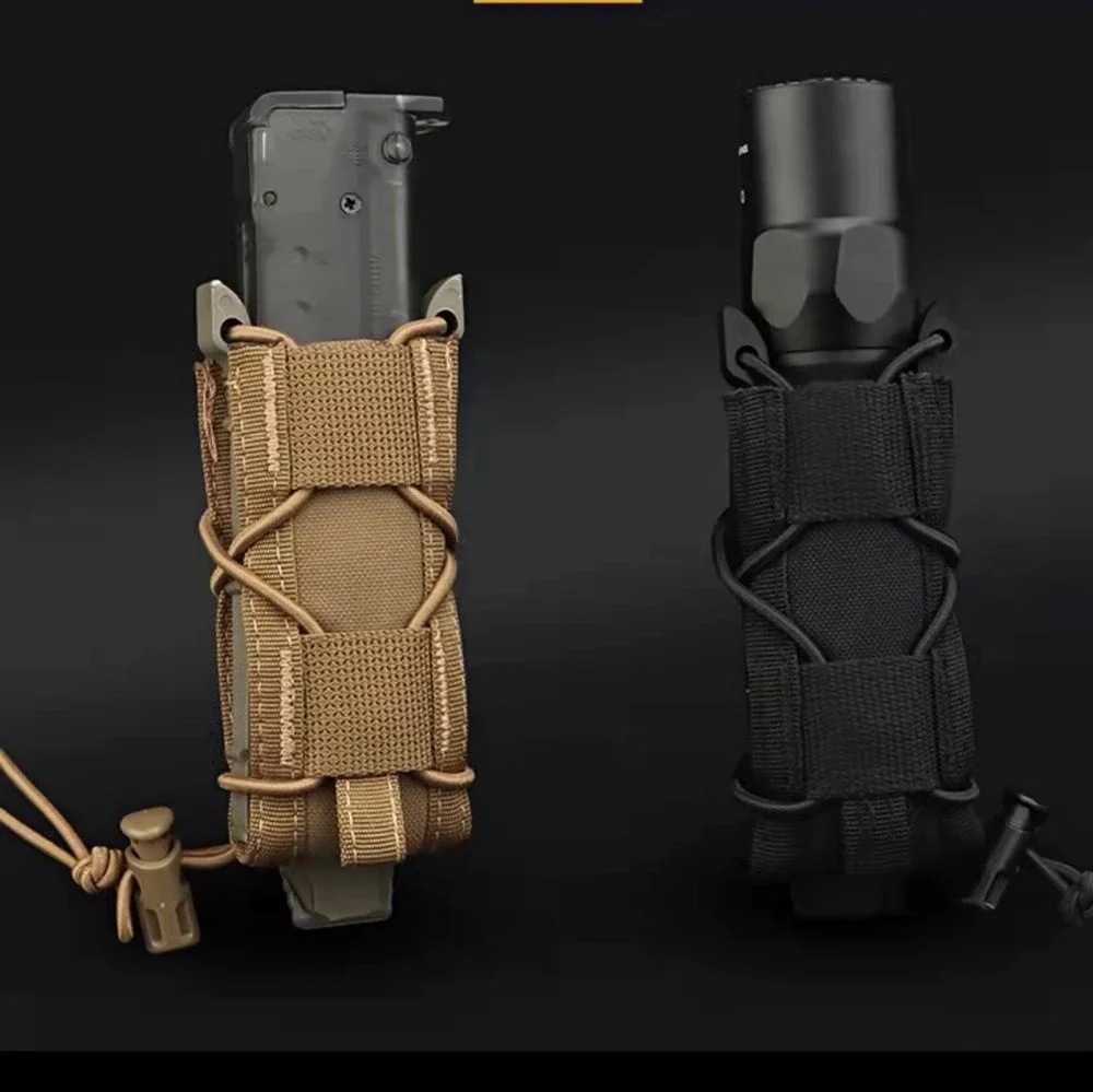 9 ミリメートルピストルシングルマガジンポーチ Molle  - Edc Carry Holster のレビューと価格
