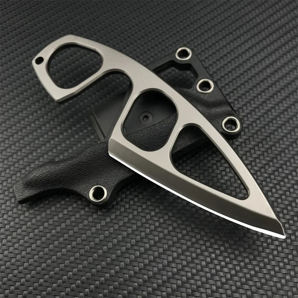 高硬度ネックナイフ 440Cブレード カイデックスシース付き - Edc Carry Pocket Knife のレビューと価格