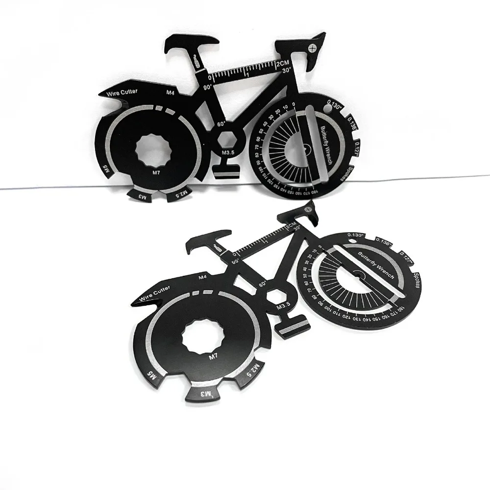 ​ ​ 20-in-1自転車マルチツールカード - クレジッ - Multitool Credit Card のレビューと価格