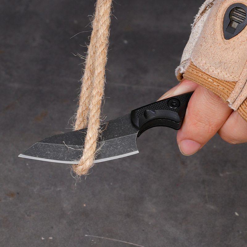 5CR15 ステンレス鋼小型固定刃ナイフ G10 ハンドル屋 - Edc Carry Pocket Knife のレビューと価格