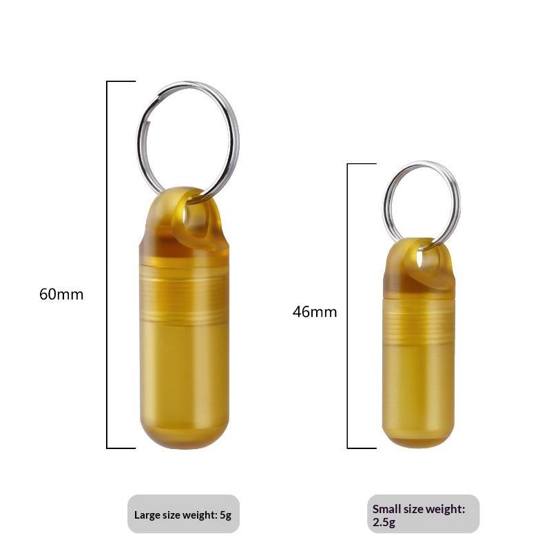 小型PEIピルボトル 多機能収納ボックス ポータブルアウトド - Edc Pill Carry のレビューと価格