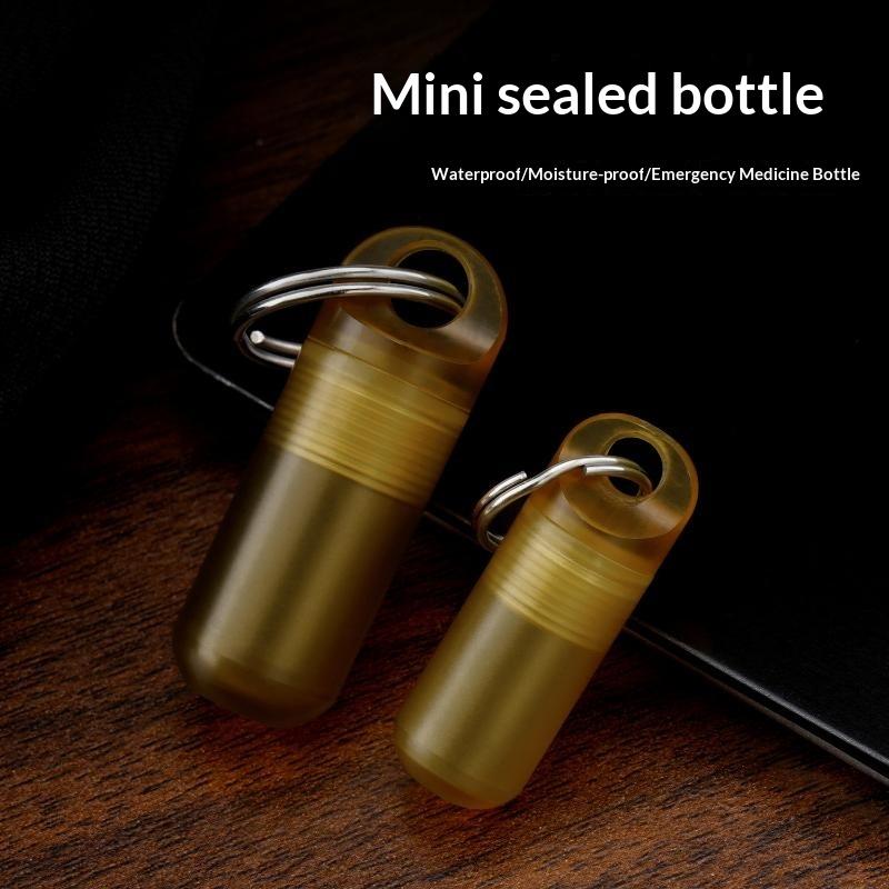 小型PEIピルボトル多機能収納ボックスポータブルアウトドアツ - Edc Pill Carry のレビューと価格