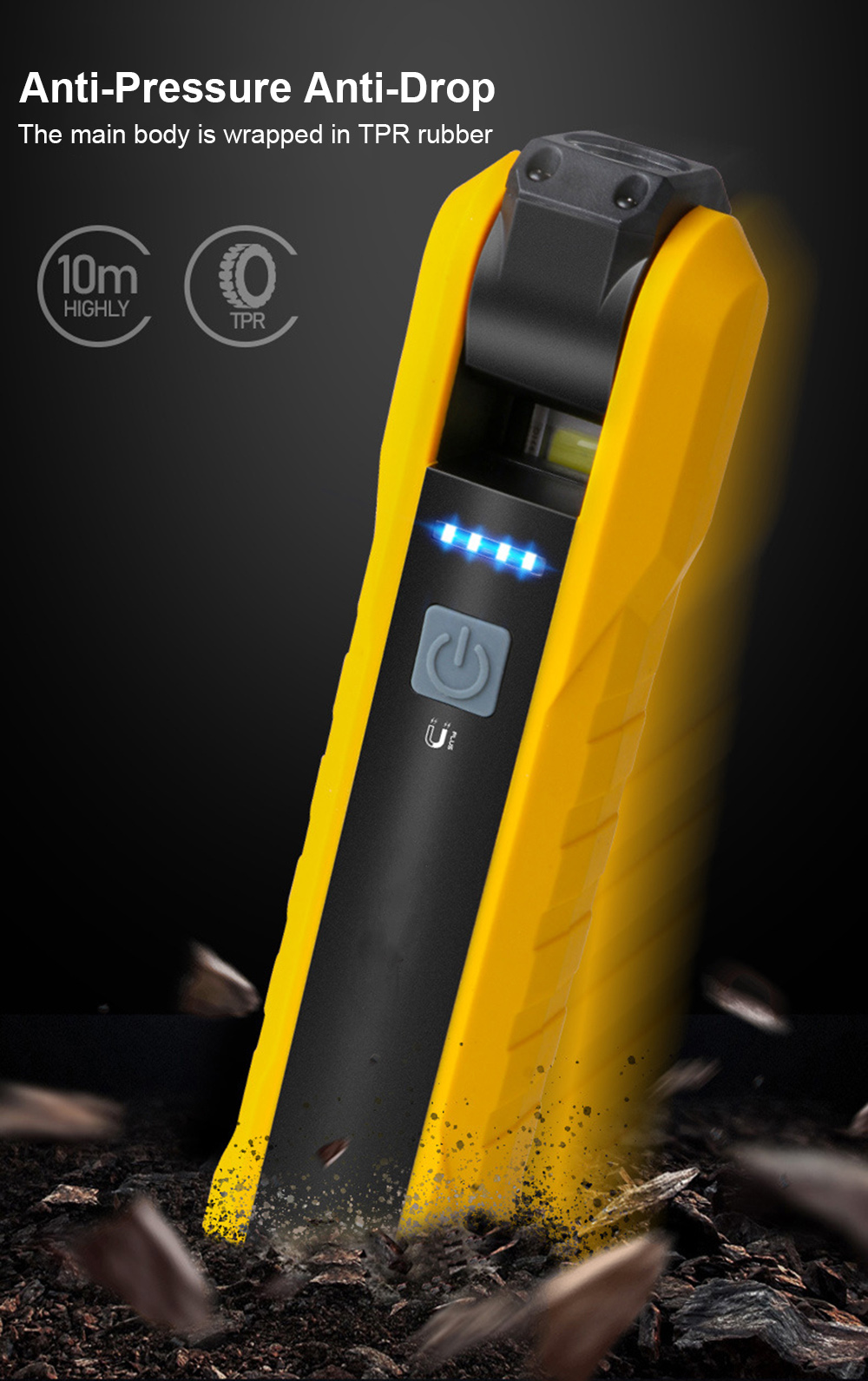 E2 懐中電灯 EDC マグネット付き作業灯ライト車 LED - Edc Car Carry のレビューと価格