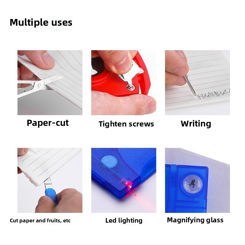 12 で 1 ポケットクレジットカードポータブルマルチツール - Multitool Credit Card のレビューと価格