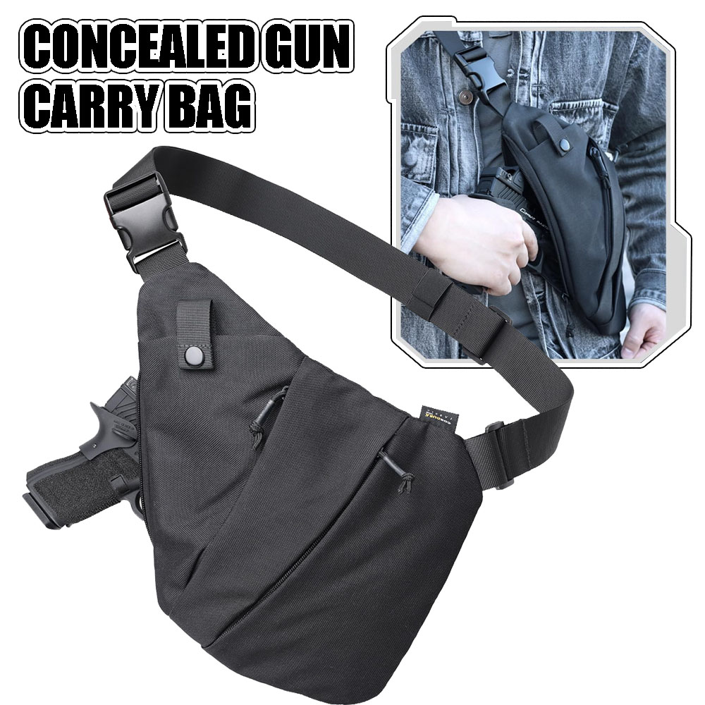 隠し戦術ピストルバッグ,メンズクロスボディバッグ,ピストルケ - Edc Carry Bag For Pistol のレビューと価格