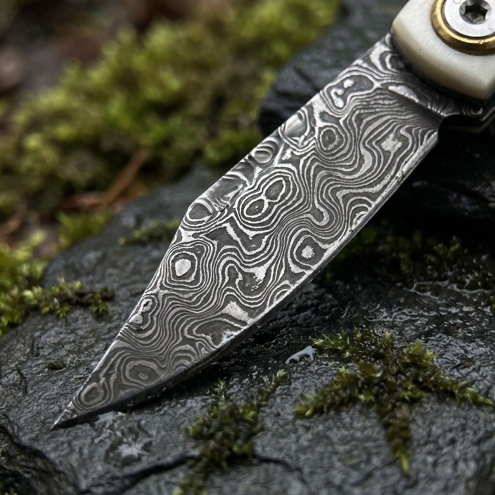 アウトドア折りたたみナイフ牛骨ハンドル小型ポケットナイフ日常 - Edc Carry Pocket Knife のレビューと価格