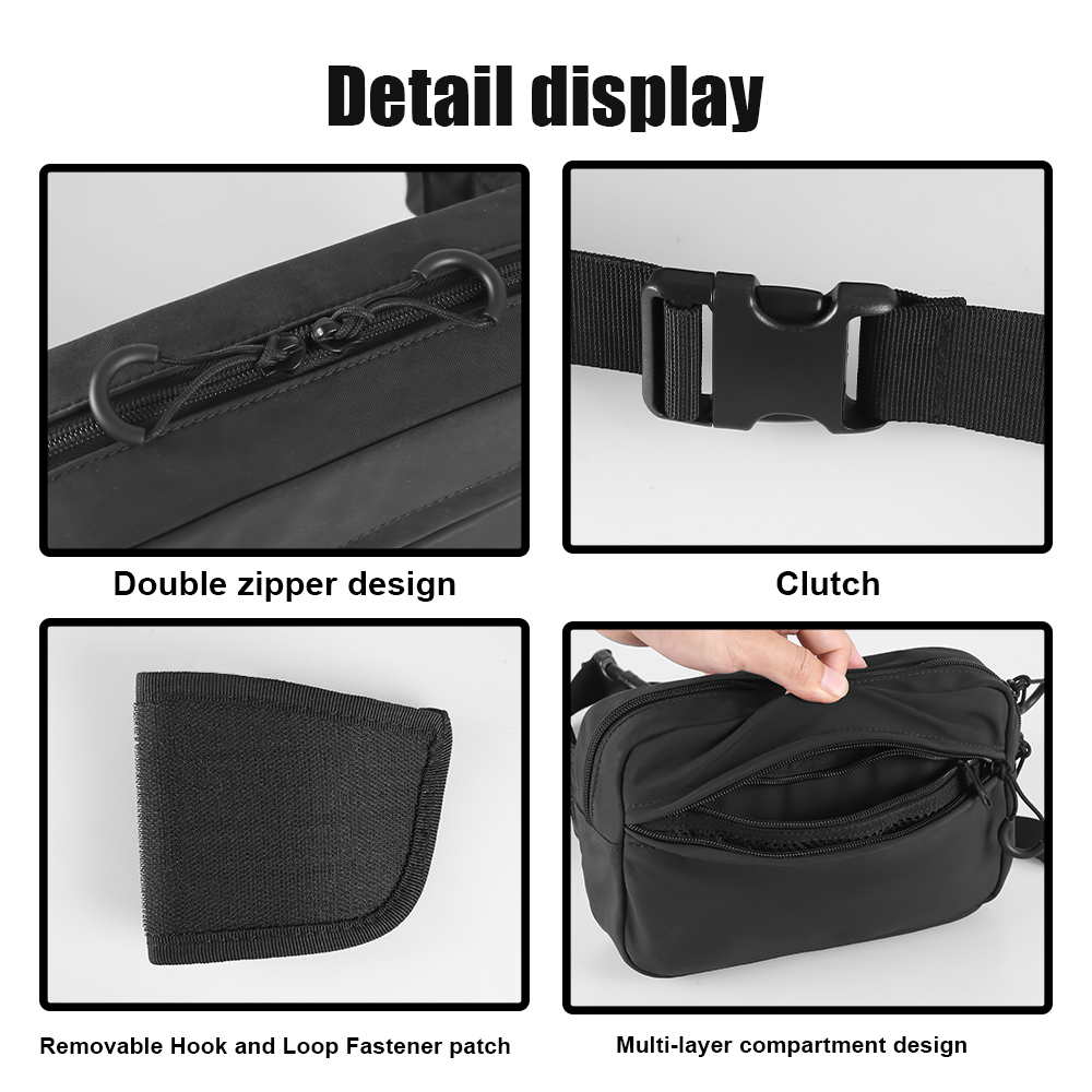 隠しキャリーウエストバッグ戦術的なファニーパックホルスターピ - Edc Concealed Carry Fanny Pack のレビューと価格