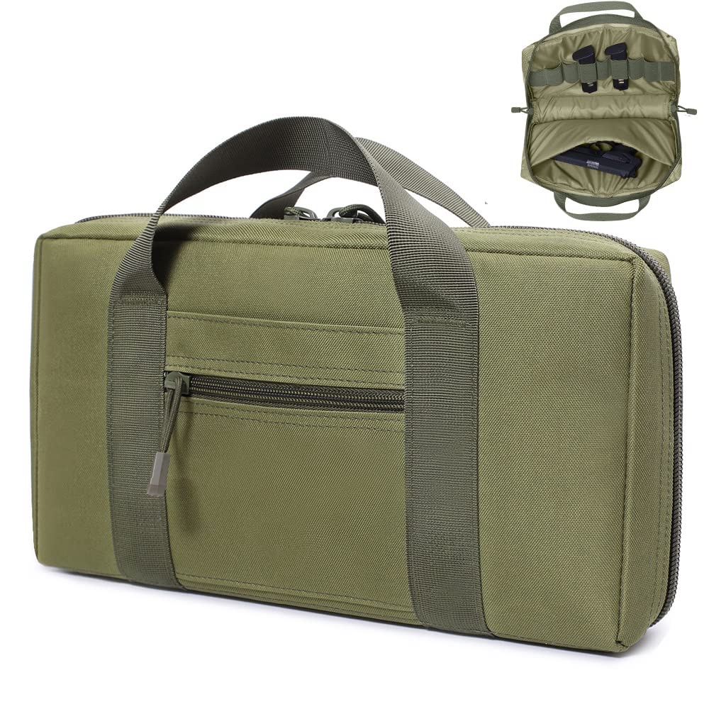 戦術的なピストルレンジバッグガンケース、ハンドガンと持ち運び - Edc Carry Bag For Pistol のレビューと価格