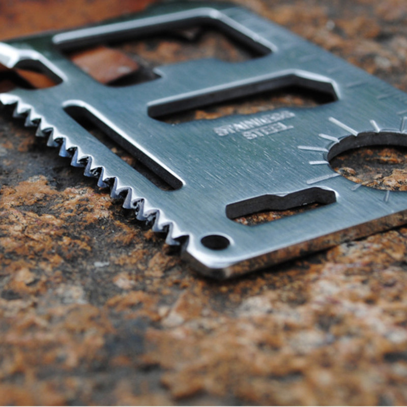 ポケットツールクレジットカード 11 で 1 ポータブル屋外 - Multitool Credit Card のレビューと価格