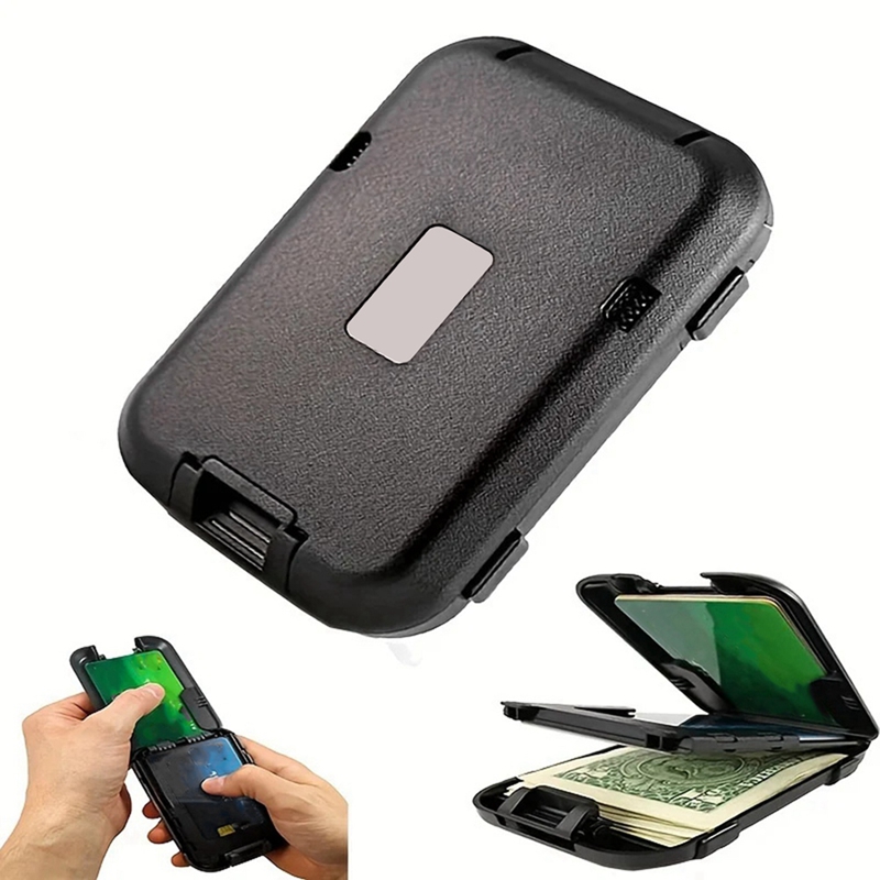 2 個の盗難防止ブラシ多機能カードパッケージミニマリスト財布 - Multitool Credit Card のレビューと価格