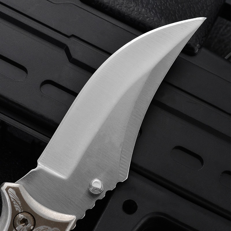 新しいブレード 3cr13 ナイフ折りたたみポケット屋外キャ - Edc Carry Pocket Knife のレビューと価格