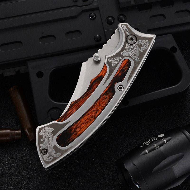 新しいブレード 3cr13 ナイフ折りたたみポケット屋外キャ - Edc Carry Pocket Knife のレビューと価格