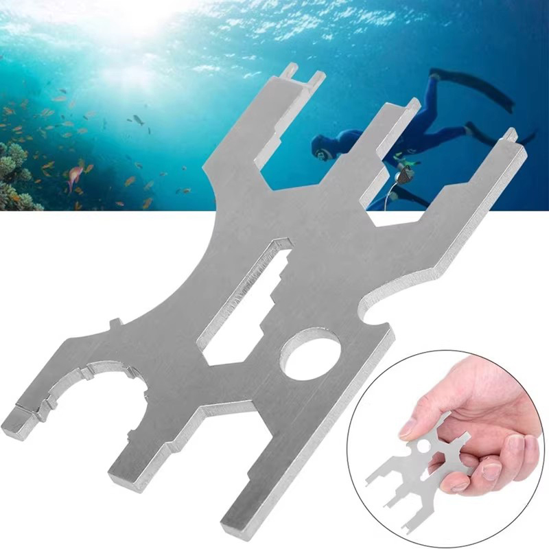 316 ステンレス鋼スキューバダイビングレギュレータードライ - Multitool Credit Card のレビューと価格