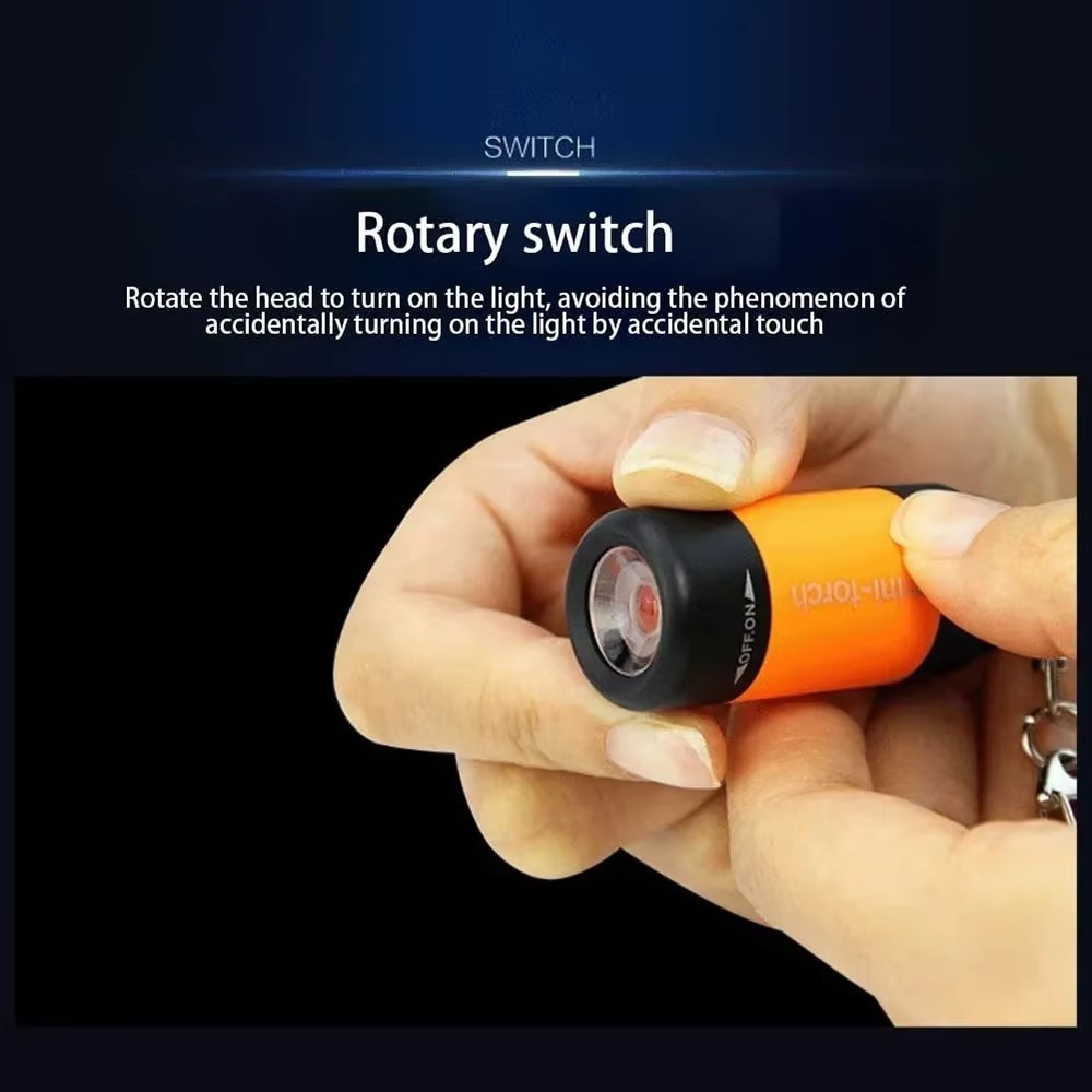 ミニ懐中電灯キーホルダー USB 充電式ポケット LED ト - Edc Car Carry のレビューと価格