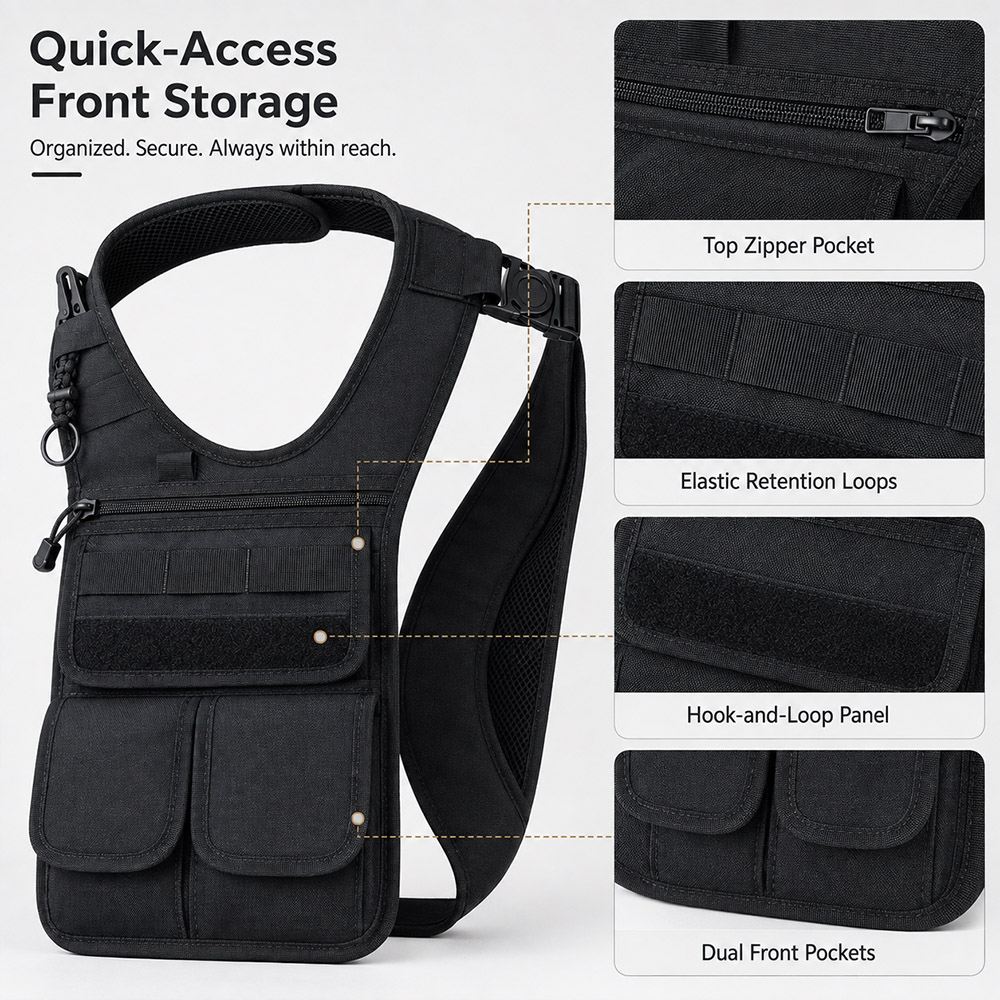 戦術的な隠しアンダーアームツールバッグ MOLLEマルチポケ - Edc Concealed Carry のレビューと価格