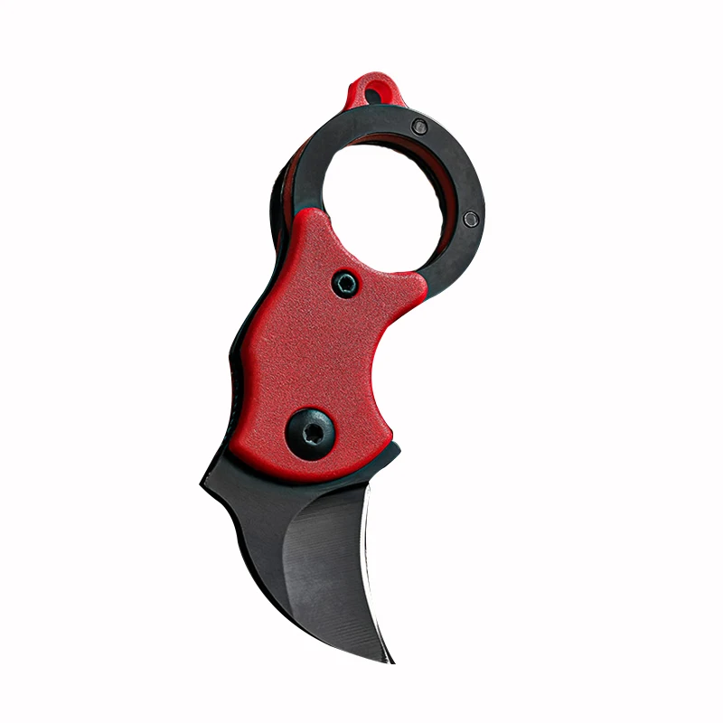 アウトドアポケットナイフポータブルEDCキーナイフフォックス - Edc Carry Pocket Knife のレビューと価格
