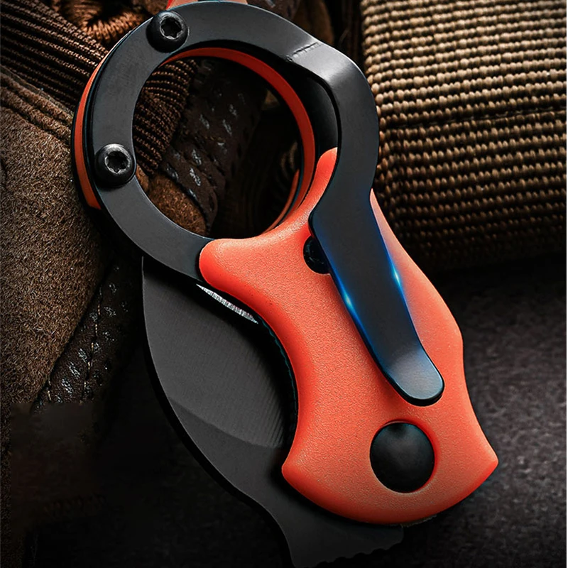 アウトドアポケットナイフポータブルEDCキーナイフフォックス - Edc Carry Pocket Knife のレビューと価格
