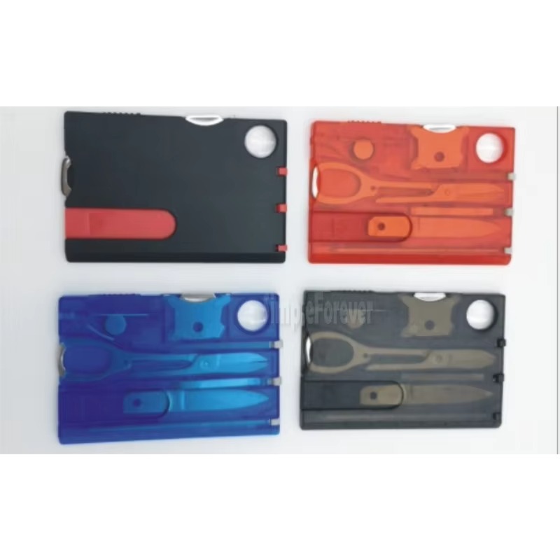 10 in 1サバイバルポケットクレジットカード,アウトドア - Multitool Credit Card のレビューと価格