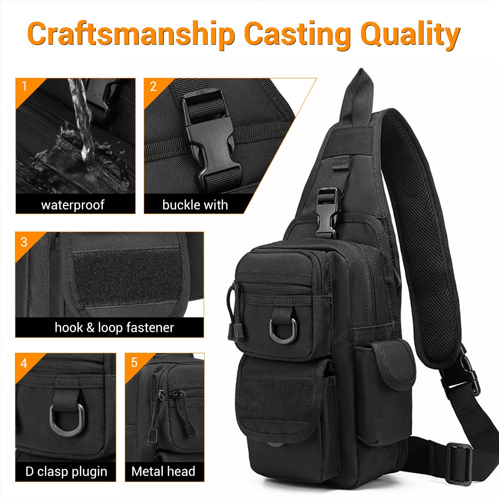 戦術ピストルバッグ隠しキャリーガンバッグクロスボディスリング - Edc Carry Bag For Pistol のレビューと価格