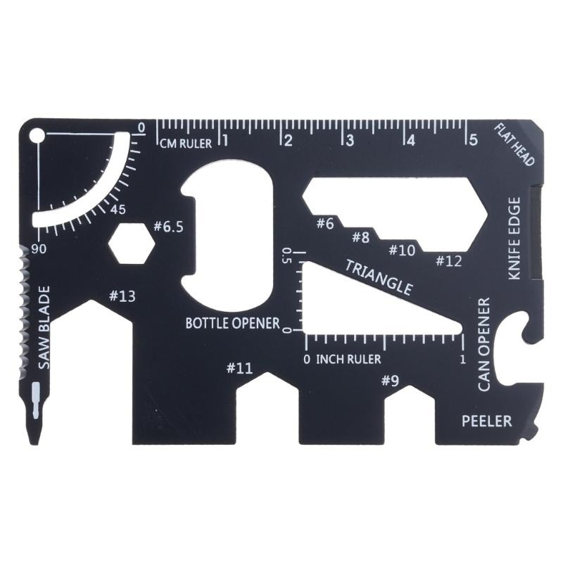 15 in 1 ステンレススチール マルチツール カード ク - Multitool Credit Card のレビューと価格