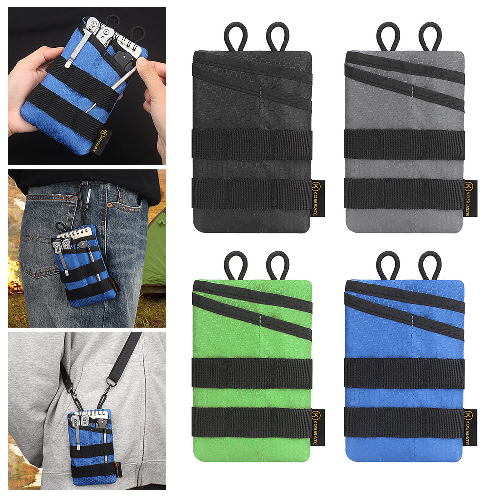 折りたたみ式小型ツール収納 EDC ポーチ 軽量ウェアオーガ - Multitool Credit Card のレビューと価格